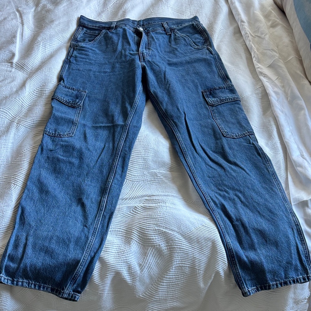 Levi's Blue Cargo Pants for Men